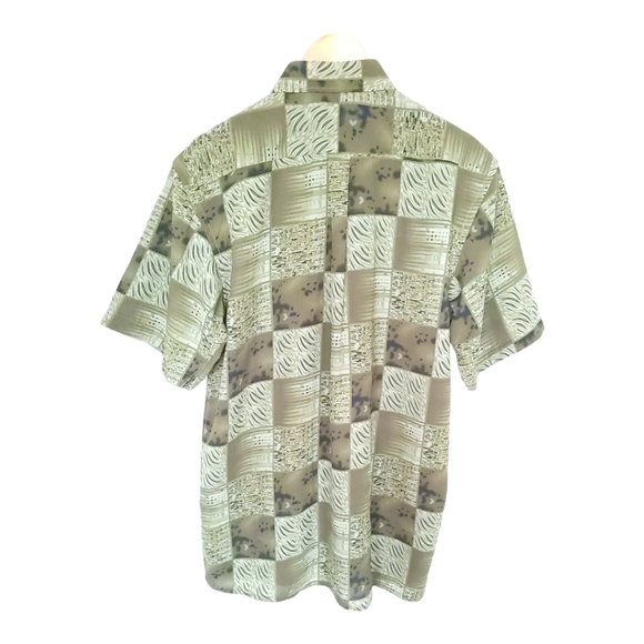 Sergio Louis Italy  shirt button down u  Shert Sleeve-Large Size- - Picture 2 of 7